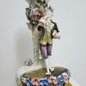 Pareja de Jarrones Majólica, Siglo XIX